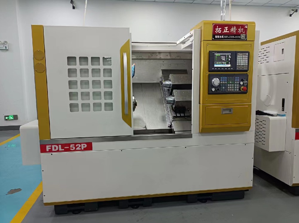 拓正雙主軸斜軌數控機床 FDL-52P